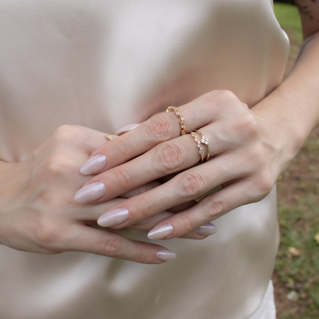 Anel Duplo Regulável - Trevinho