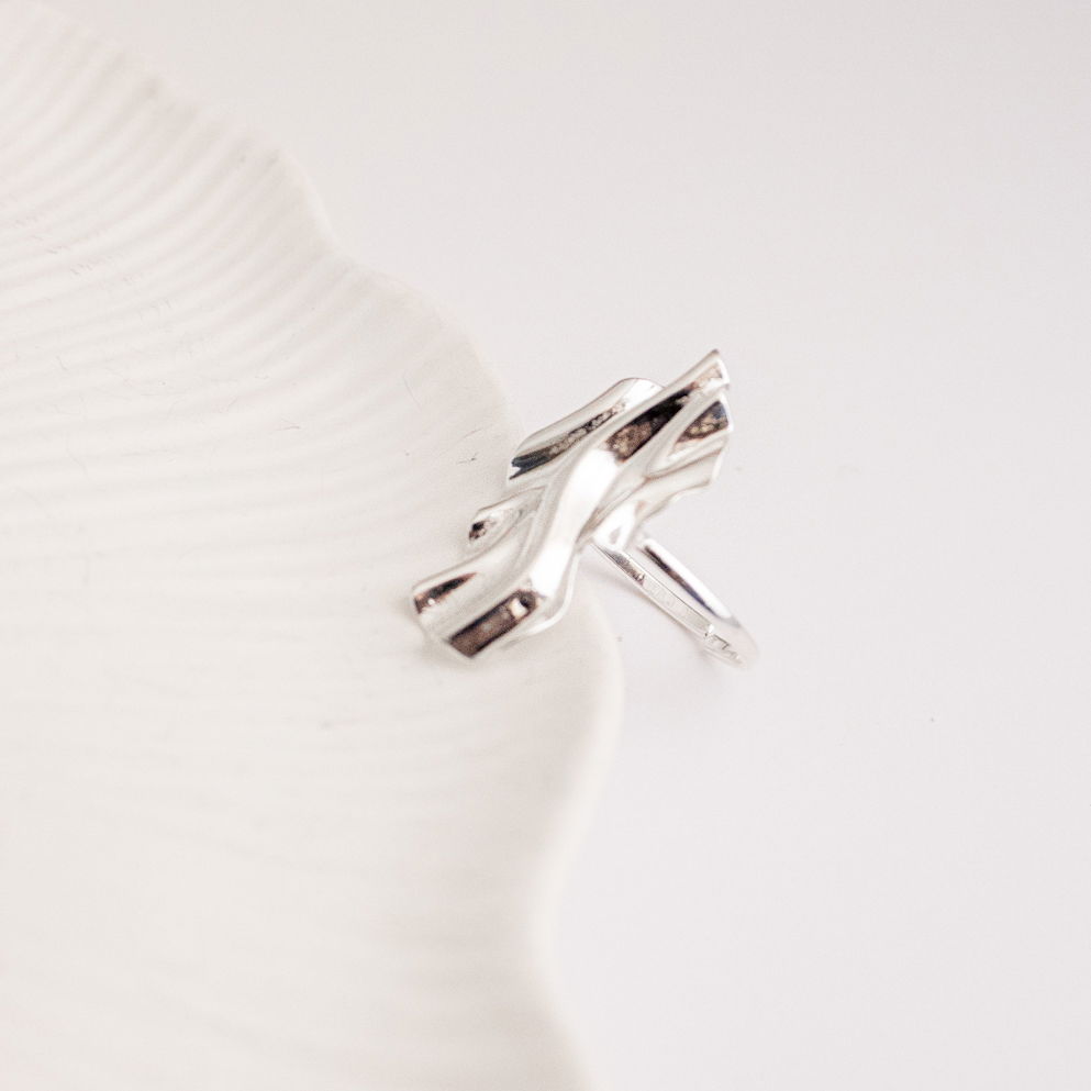 Anel Regulável - Drapeado