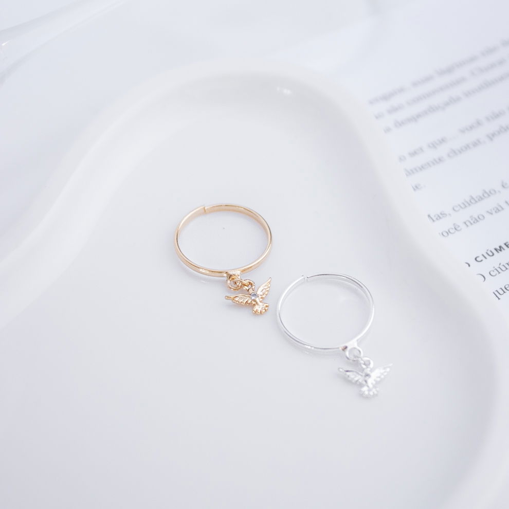 Anel Regulável - Pingente (Escolha)