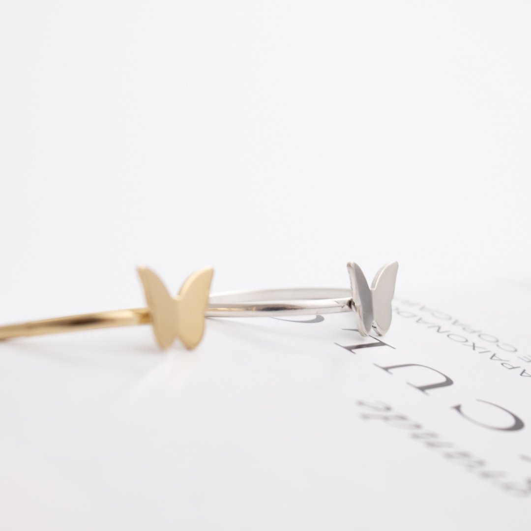 Anel Regulável - Borboleta