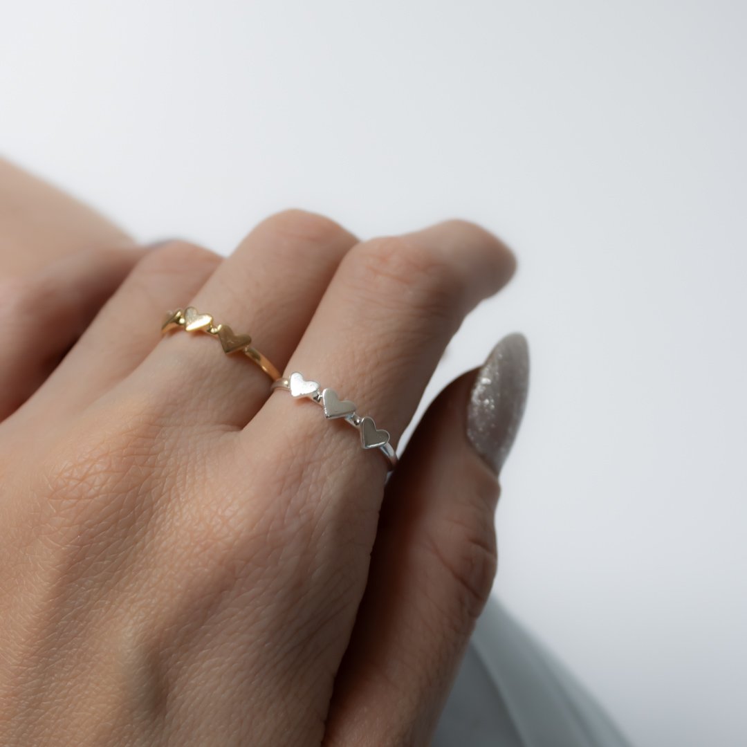 Anel Regulável - Corações