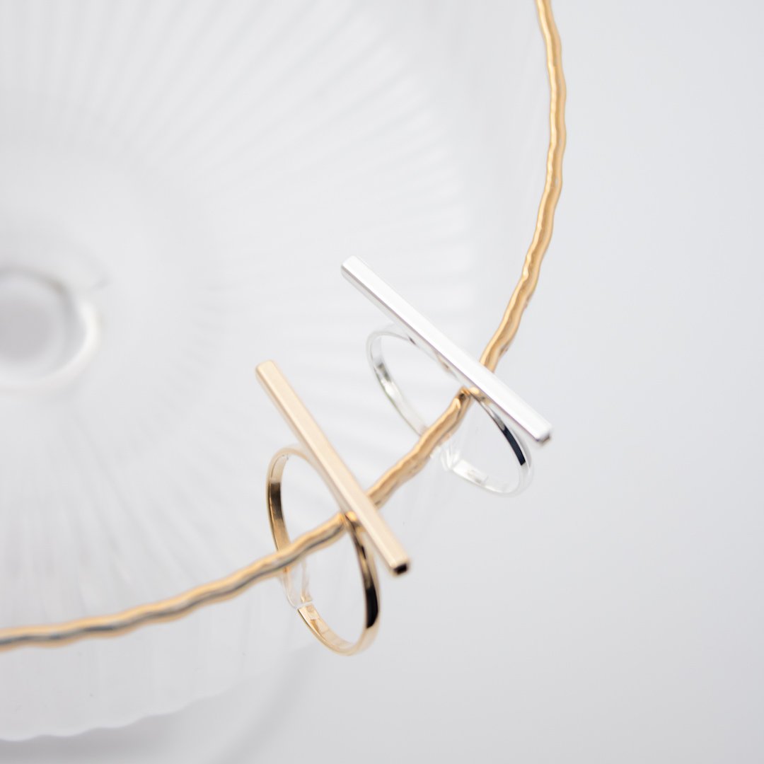 Anel Regulável - Reta Minimalista