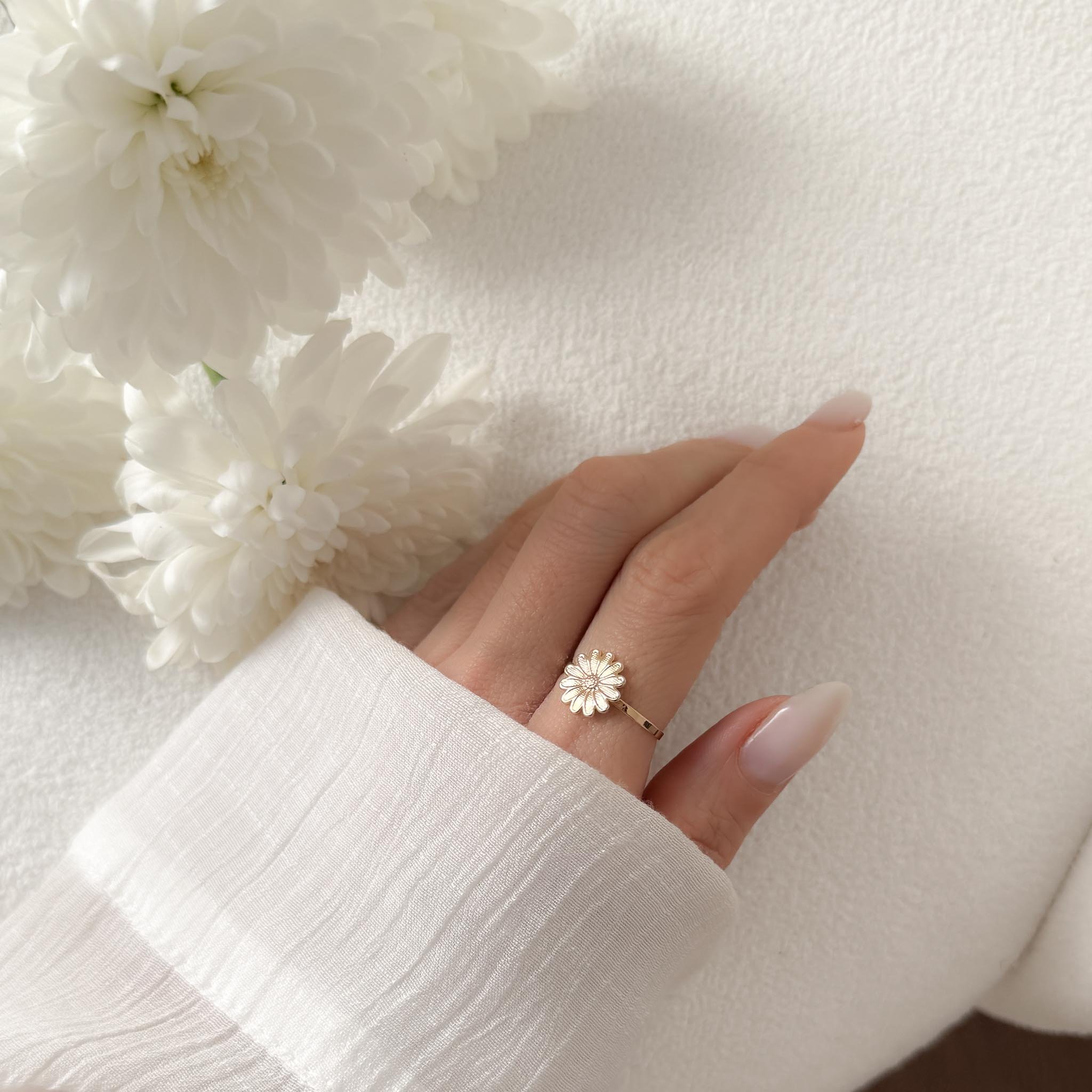 Anel Regulável - Margarida