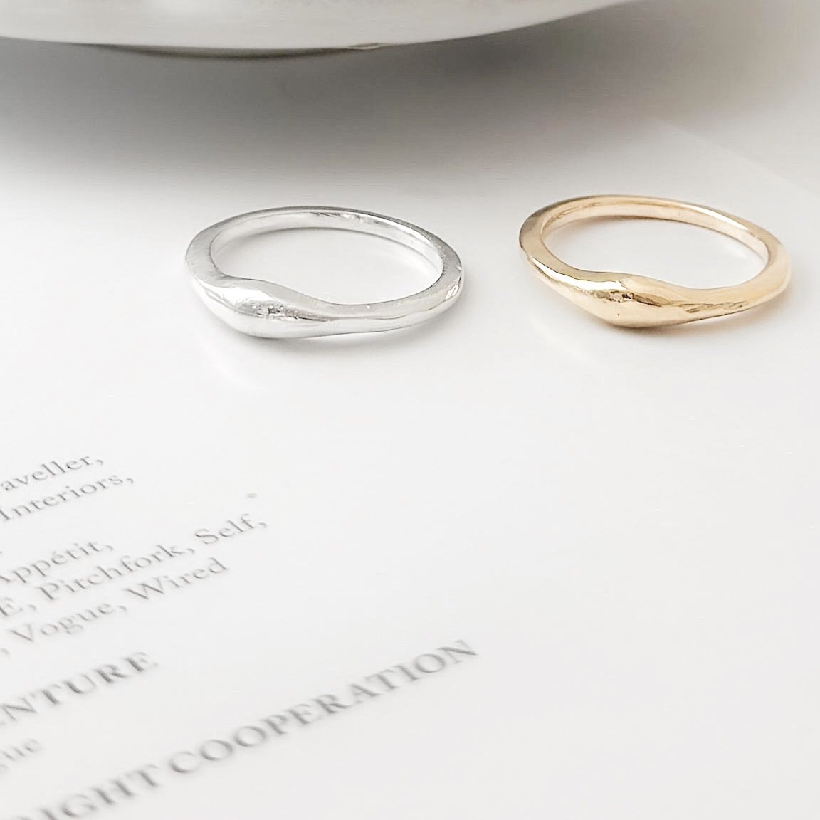 Anel Tam Único 18 - Aliança Orgânica