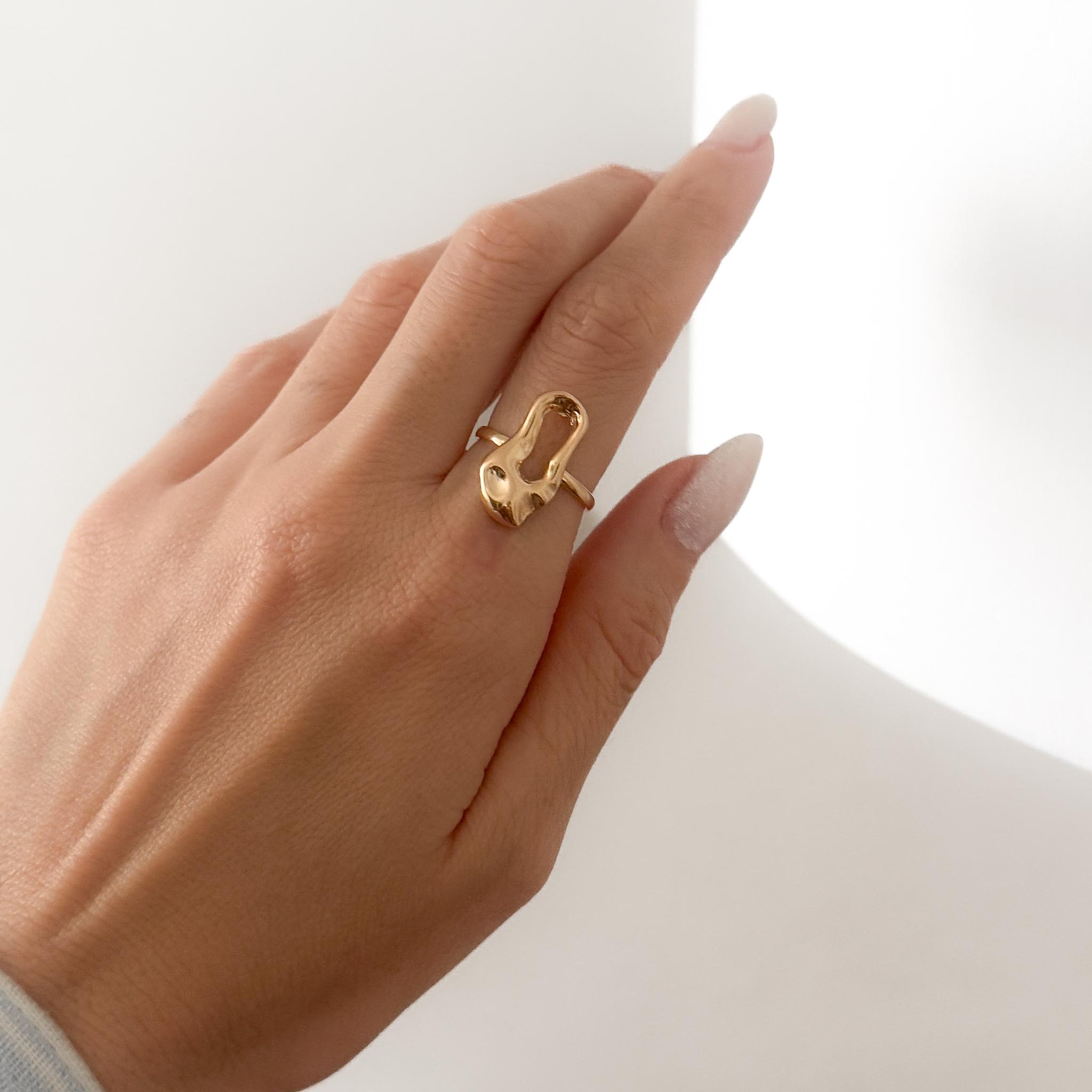 Anel Tam Único 18 - Forma Vulcânica