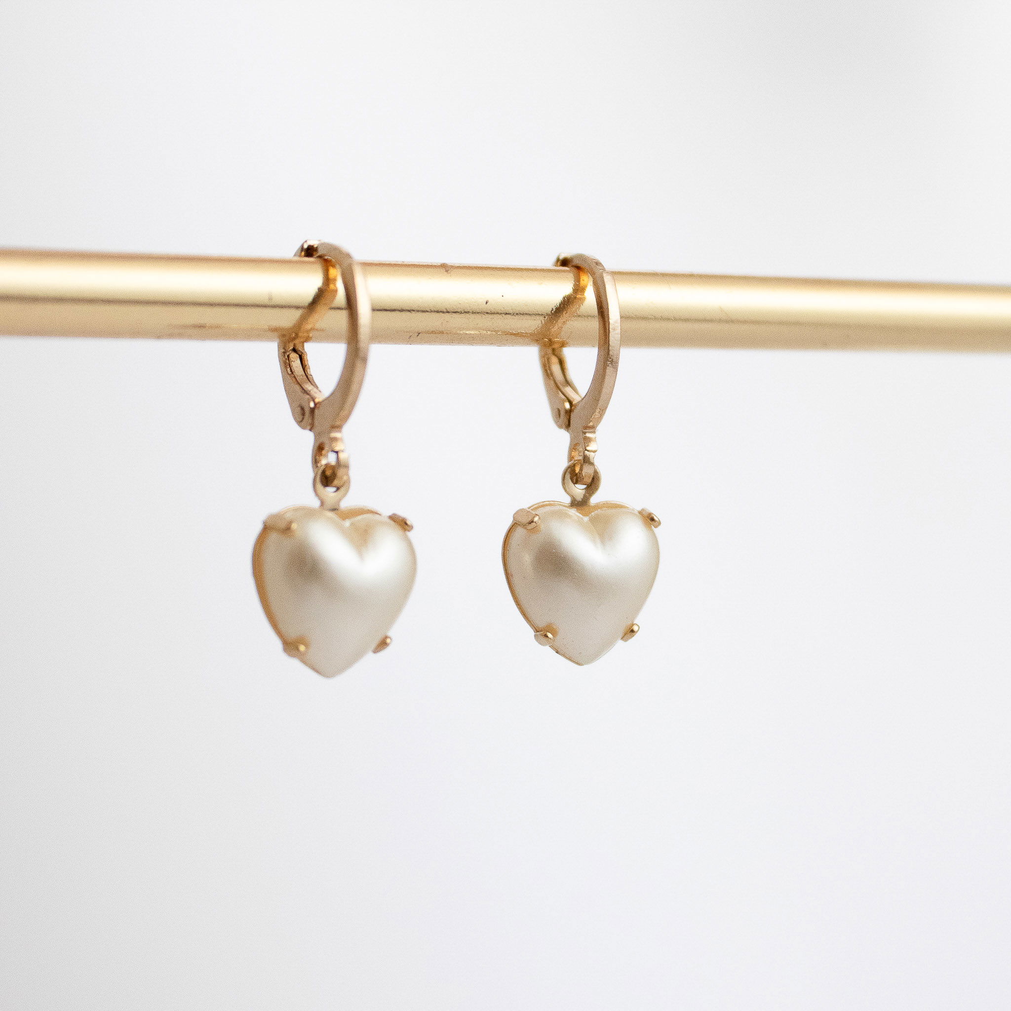 Argolinha - Coração Pérola