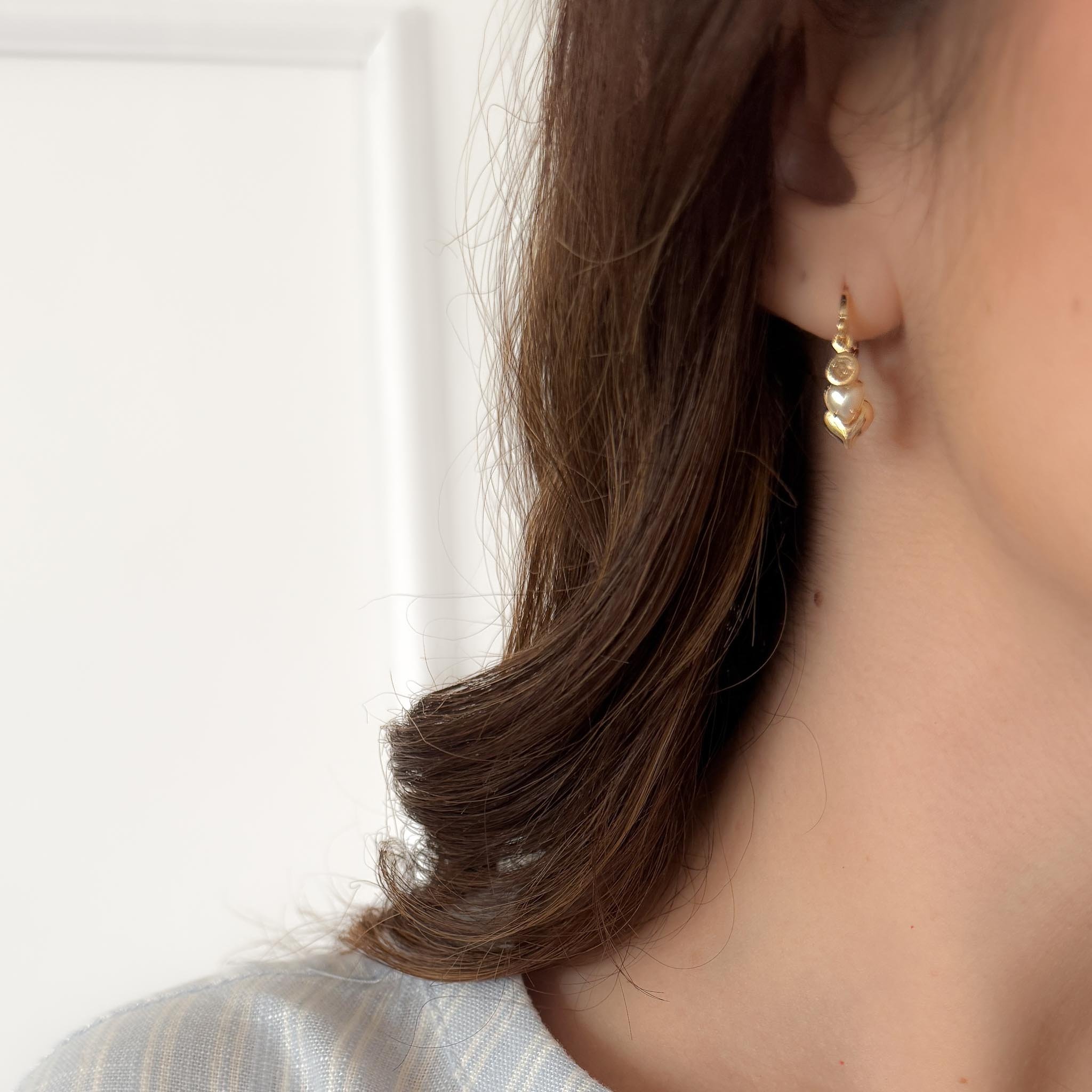 Argolinha - Pérolas e Coração