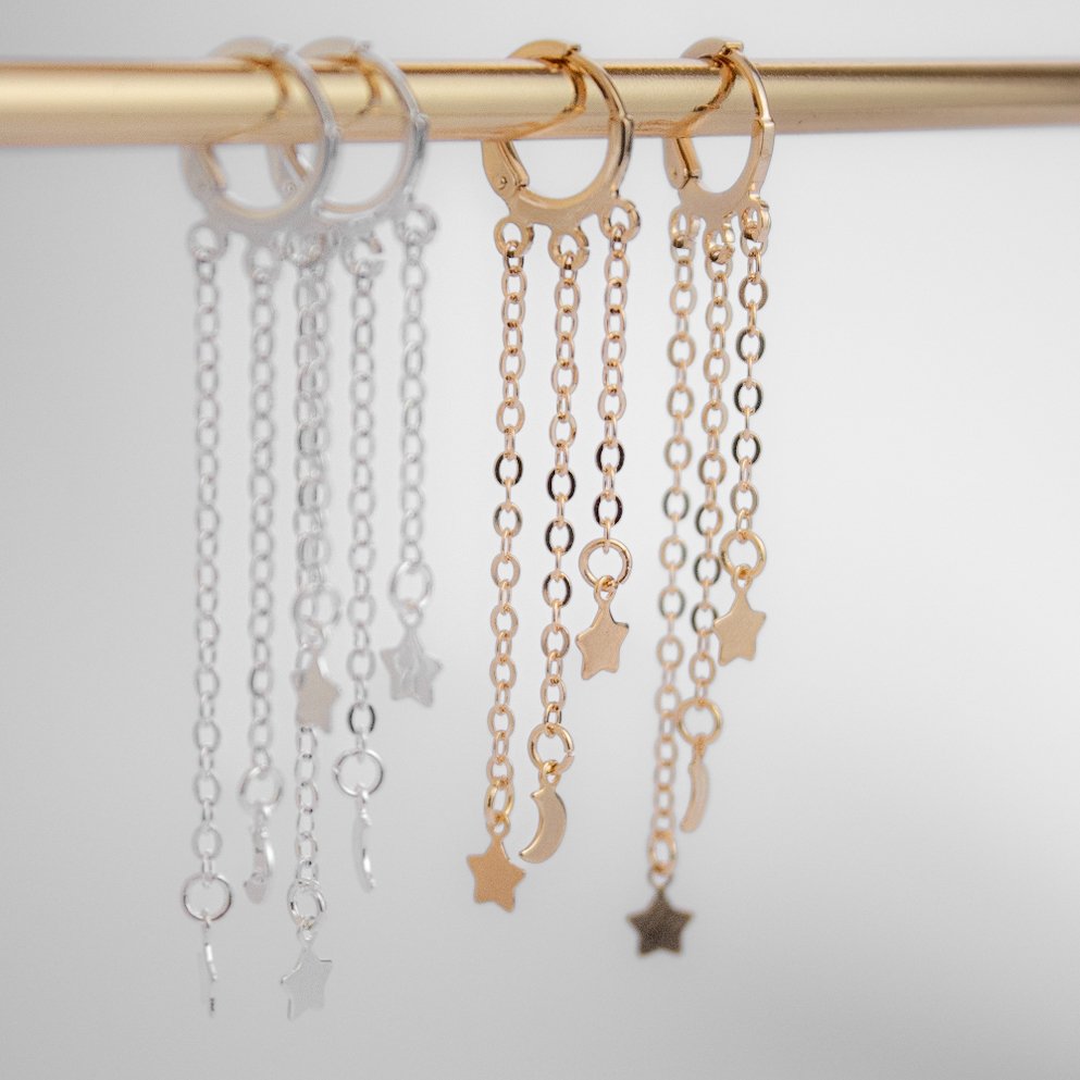 Argolinha Clique - Correntes Estrelas