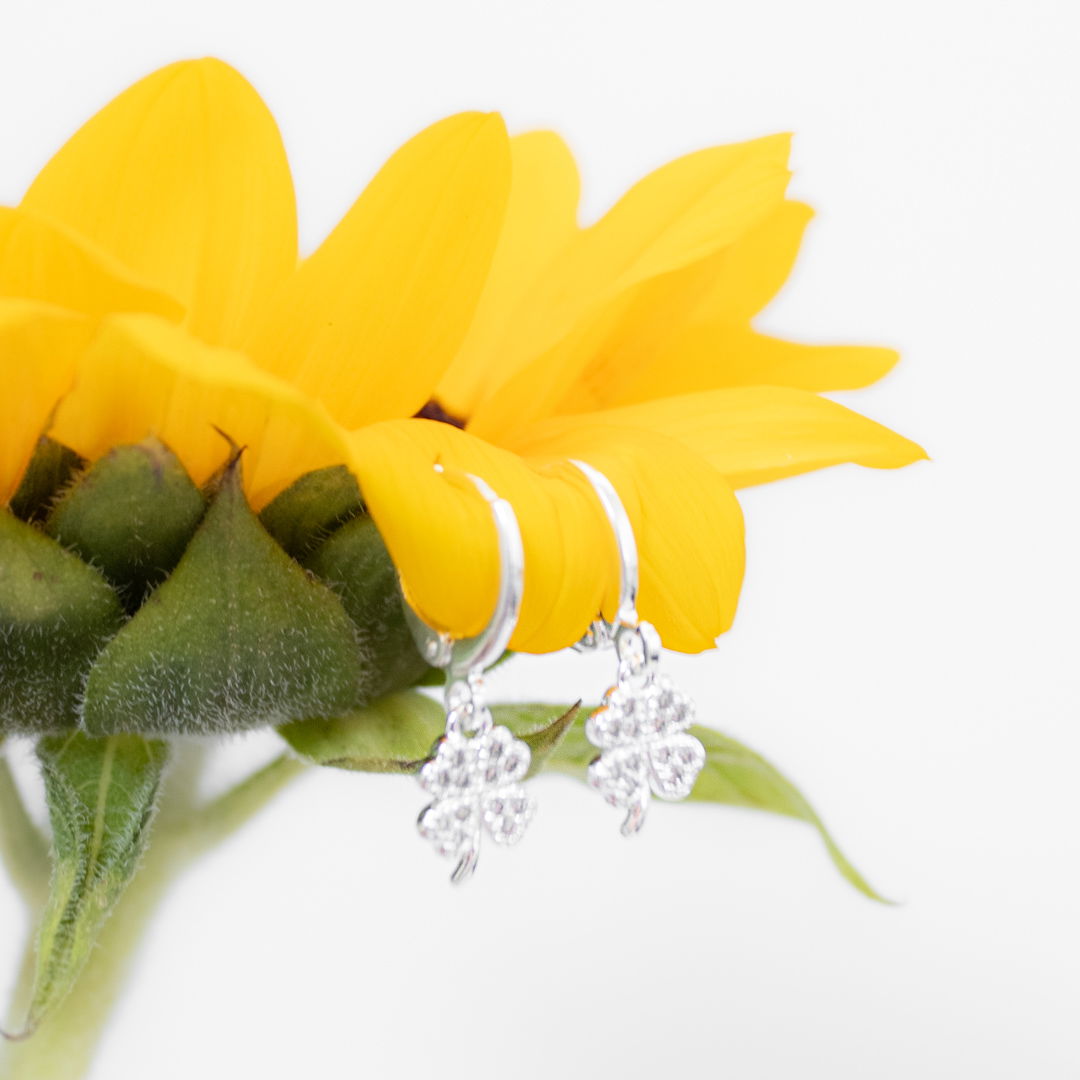 Argolinha Clique - Mini Trevo Microzircônia