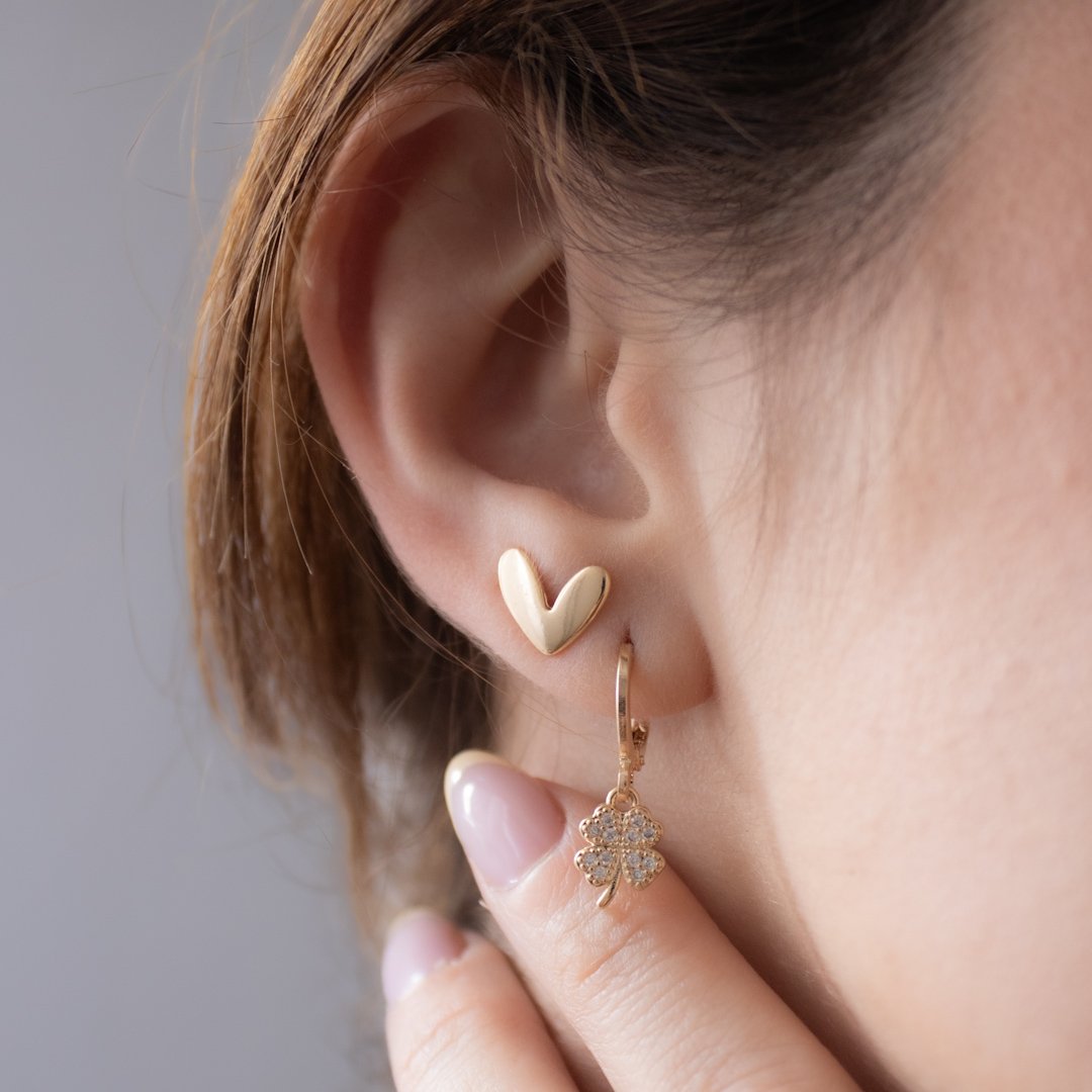 Argolinha Clique - Mini Trevo Microzircônia