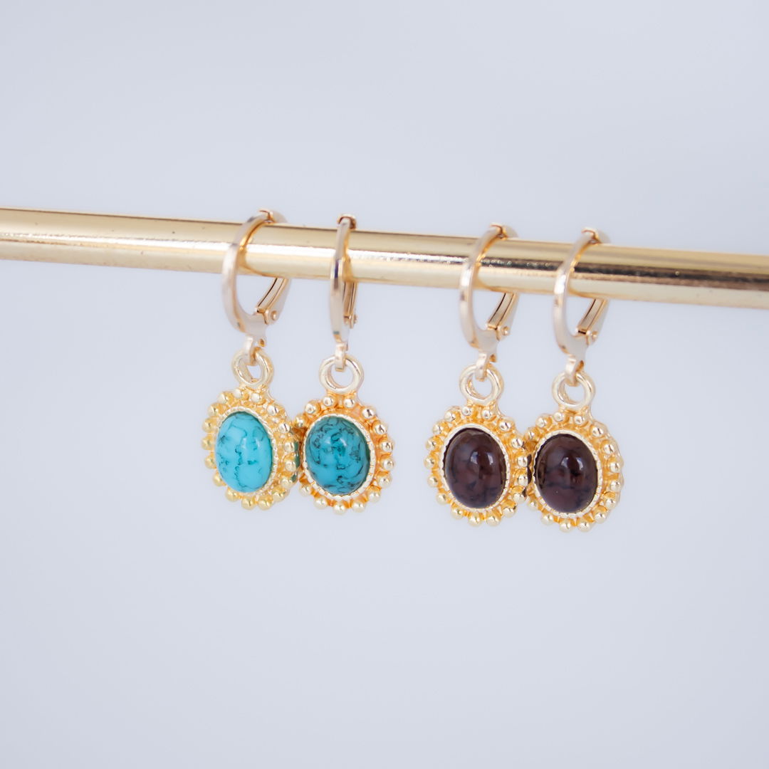 Argolinha Clique - Oval Boho (Escolha a cor)