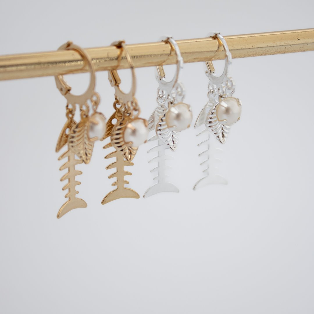 Argolinha Clique - Pingentes Peixe