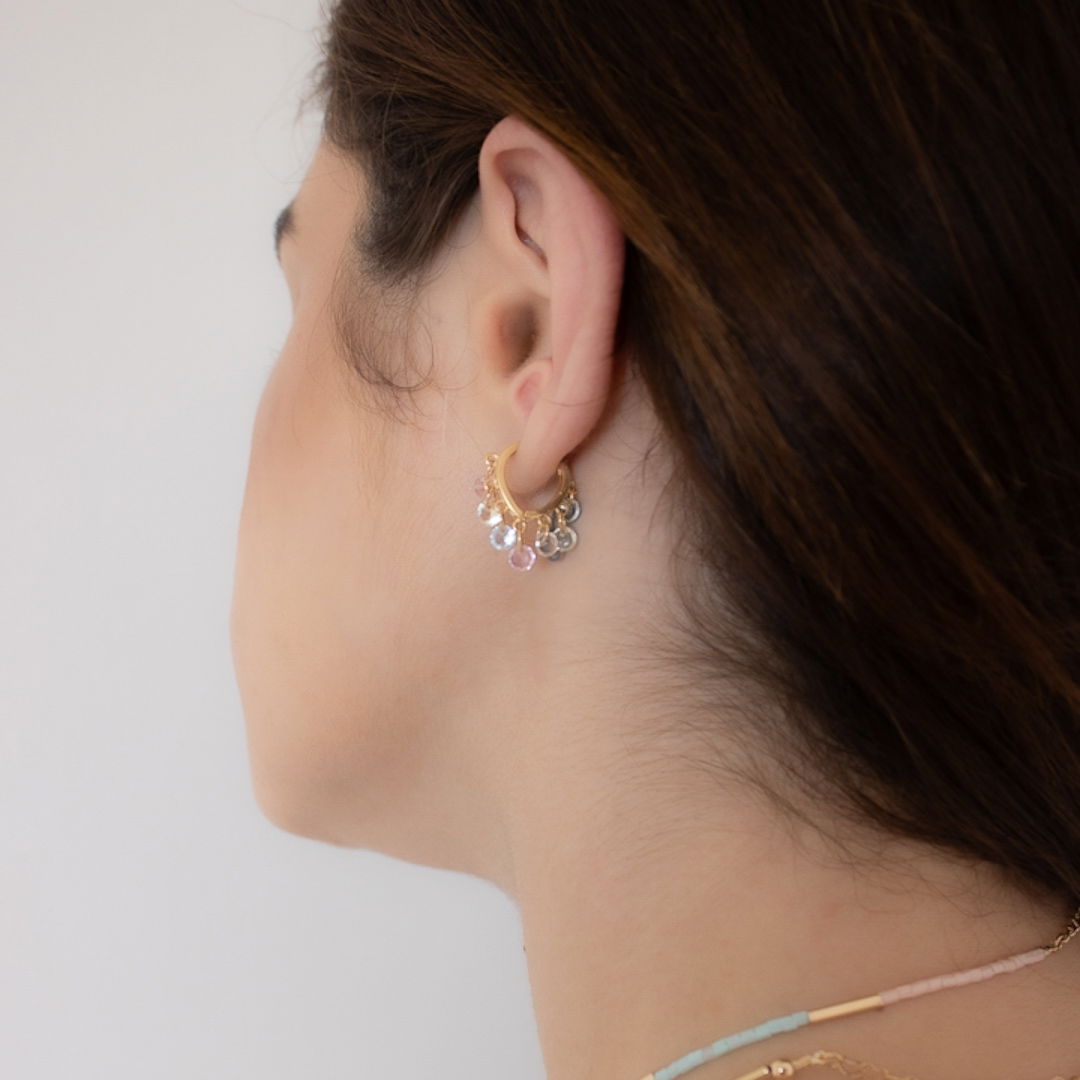 Argolinha Clique - Cristais Coloridas