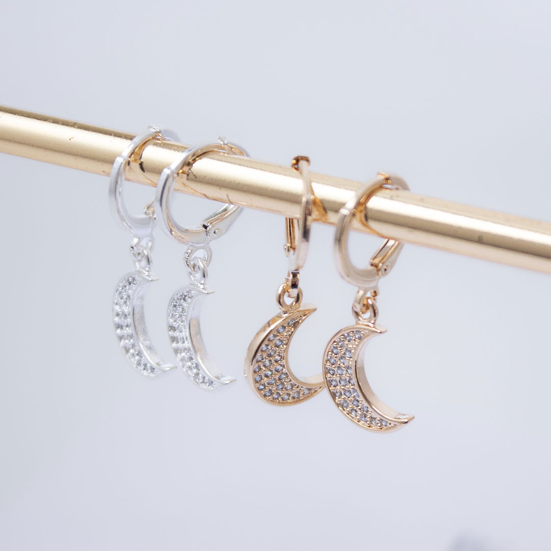 Argolinha Clique - Lua Microzircônia