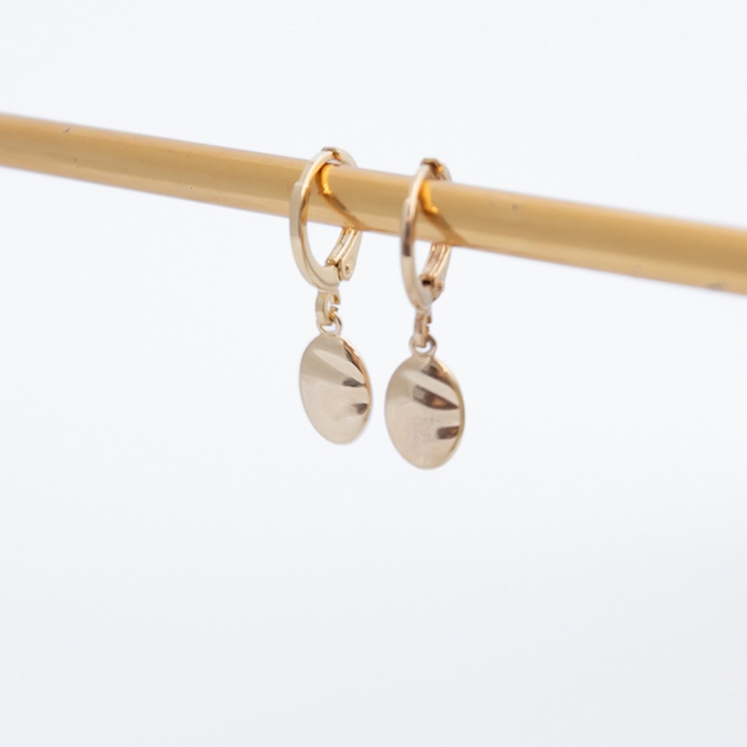 Argolinha - Moeda Oval Martelada