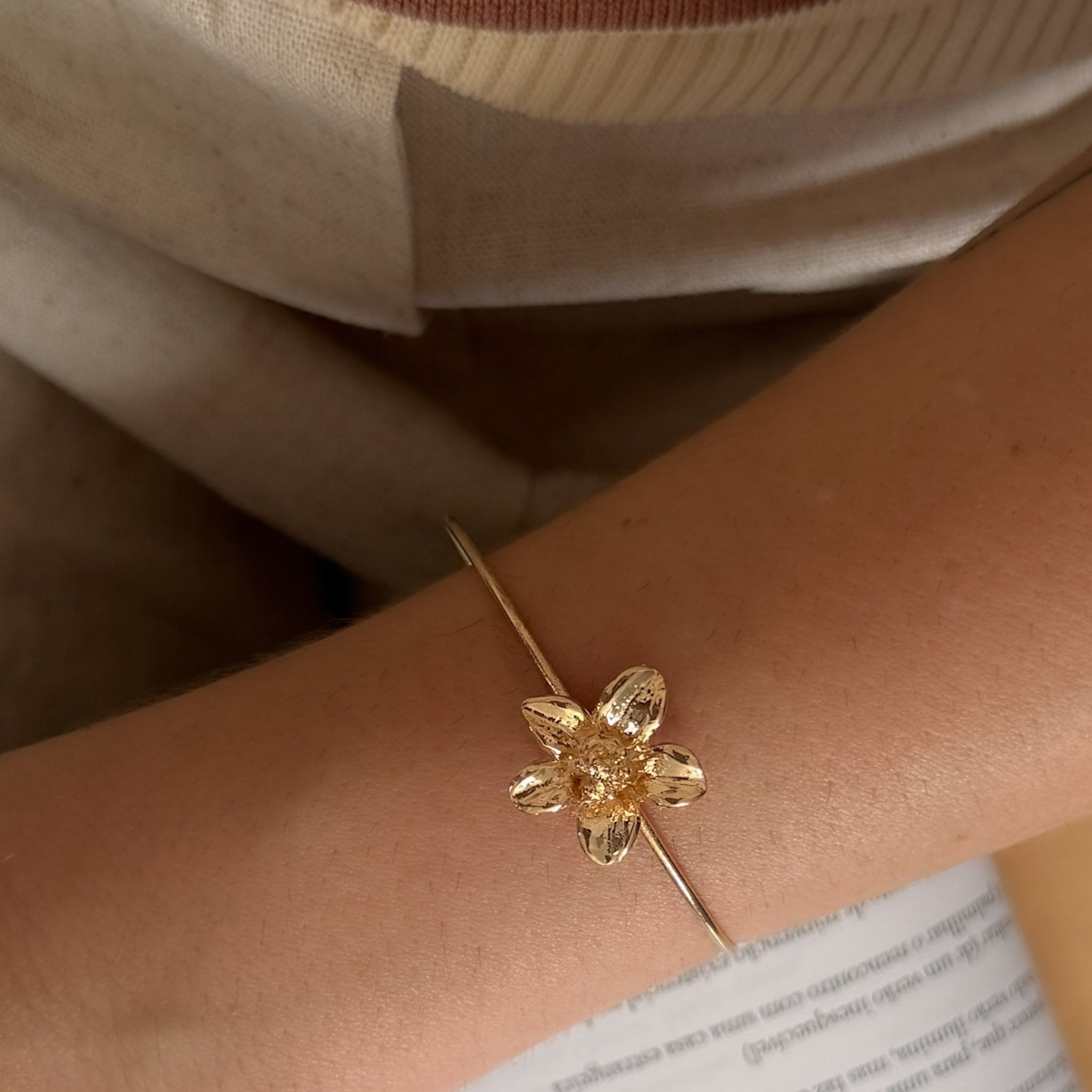 Bracelete - Flor de Cerejeira