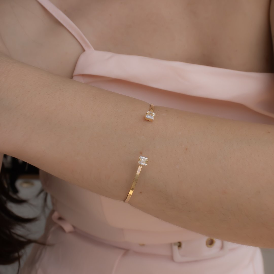 Bracelete - Ponto de Luz Quadradinho