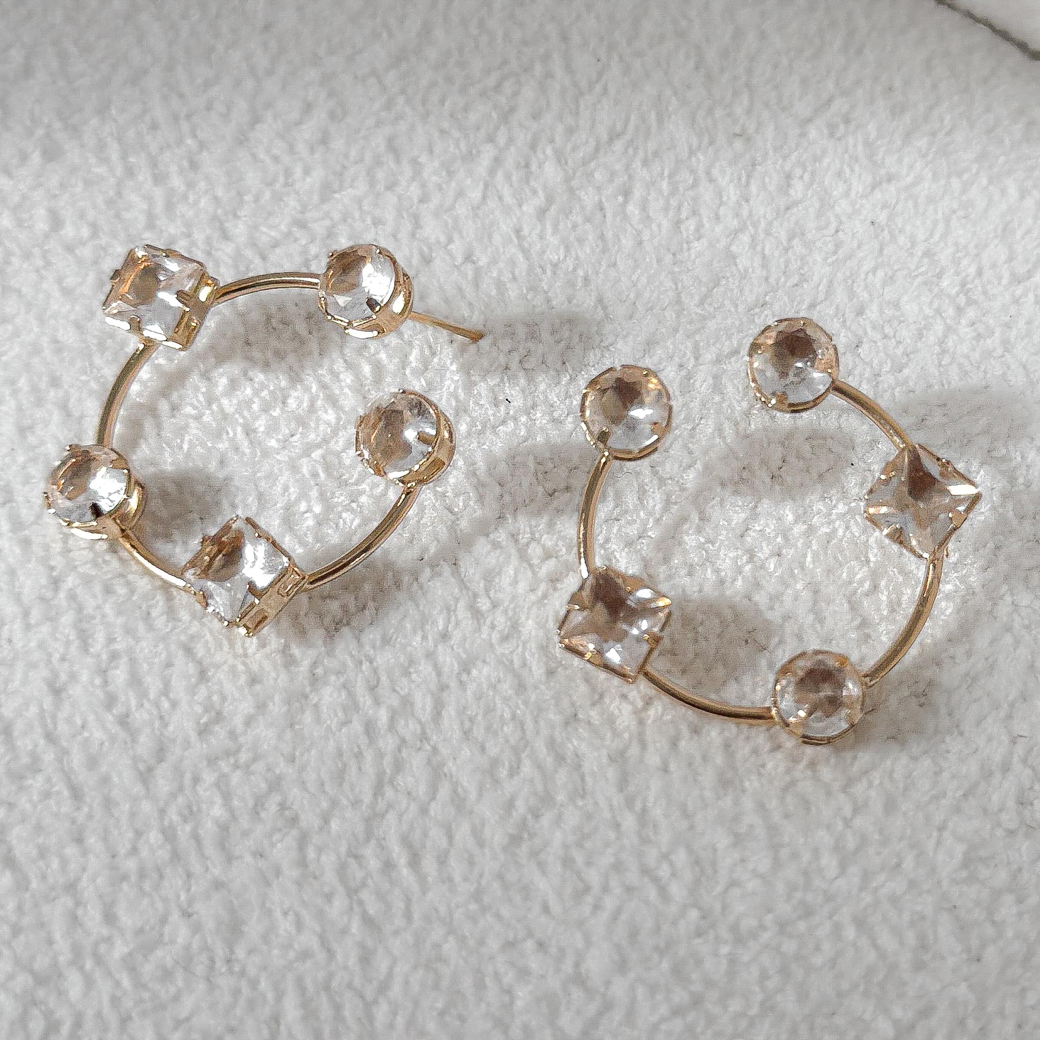 Brinco Festa - Espiral Pedras