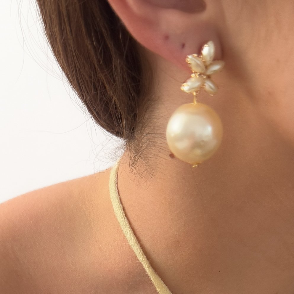 Brinco Grande - Bride Pearl