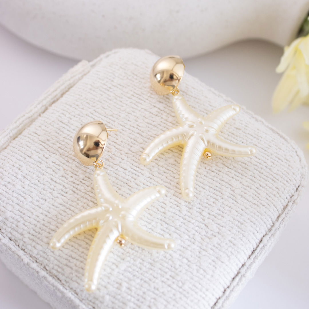 Brinco Grande - Estrela Pérola