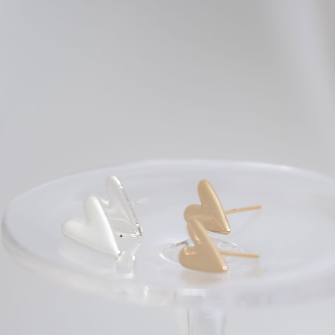 Brinco Médio - Coração Fino Maior