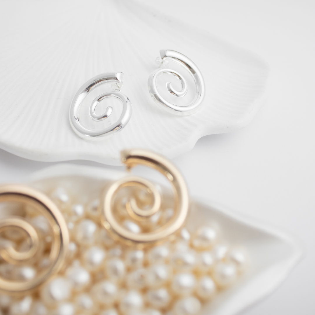 Brinco Médio - Espiral Lisa