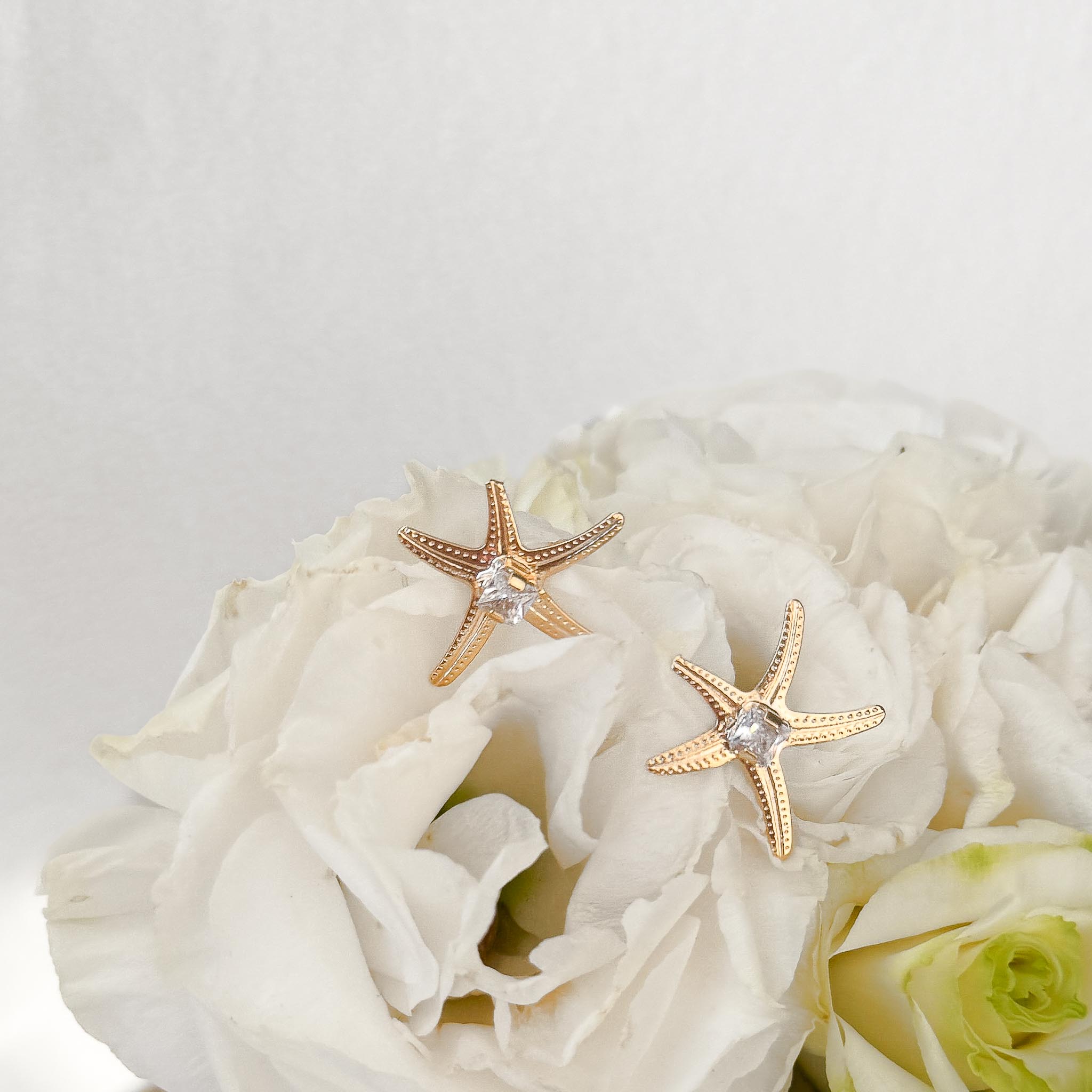 Brinco Médio - Estrela do Mar e Zircônia