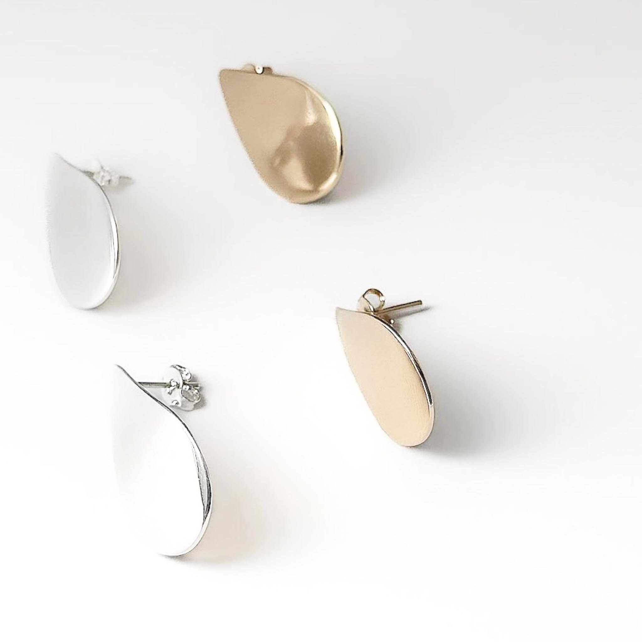 Brinco Médio - Gota Espelhada