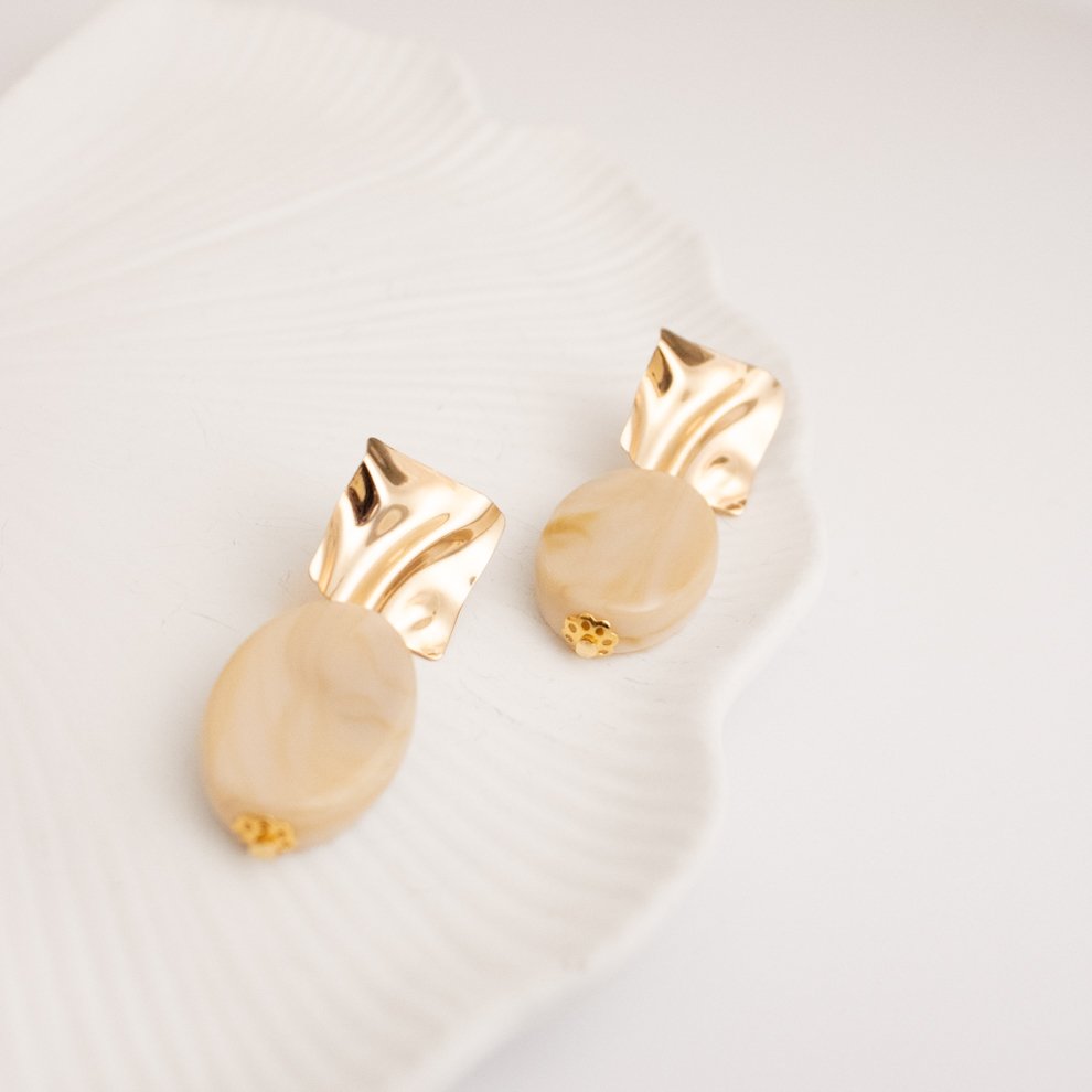 Brinco Médio - Marmorizado