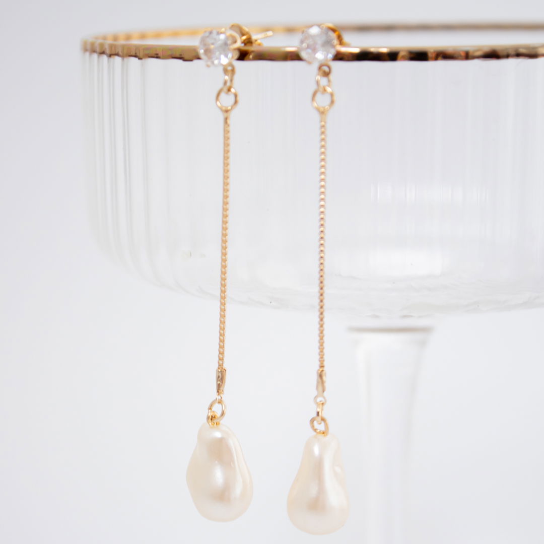 Brinco Médio - Pêndulo Pérola