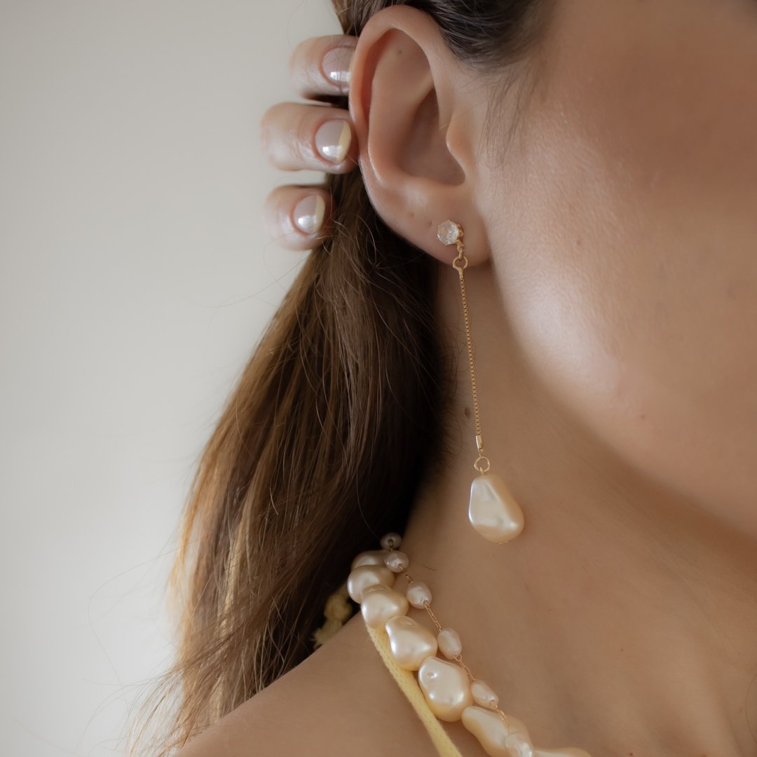 Brinco Médio - Pêndulo Pérola