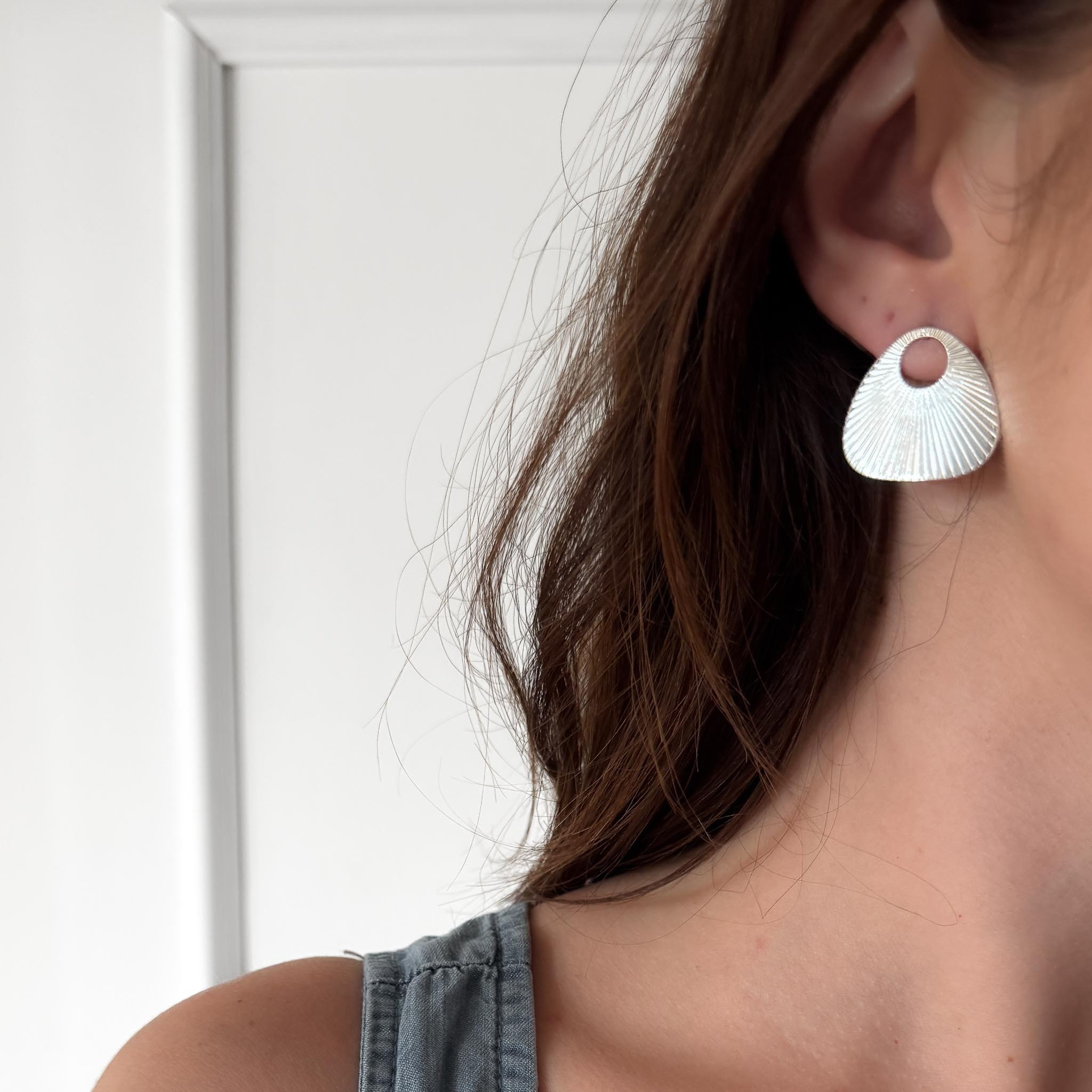 Brinco Médio - Plissado