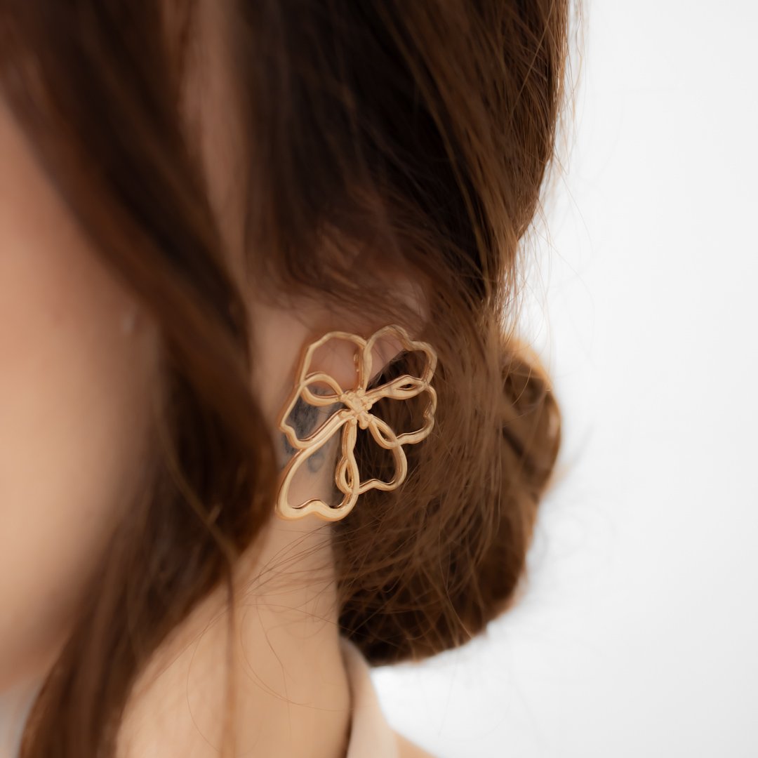 Brinco Médio - Flor Orgânica