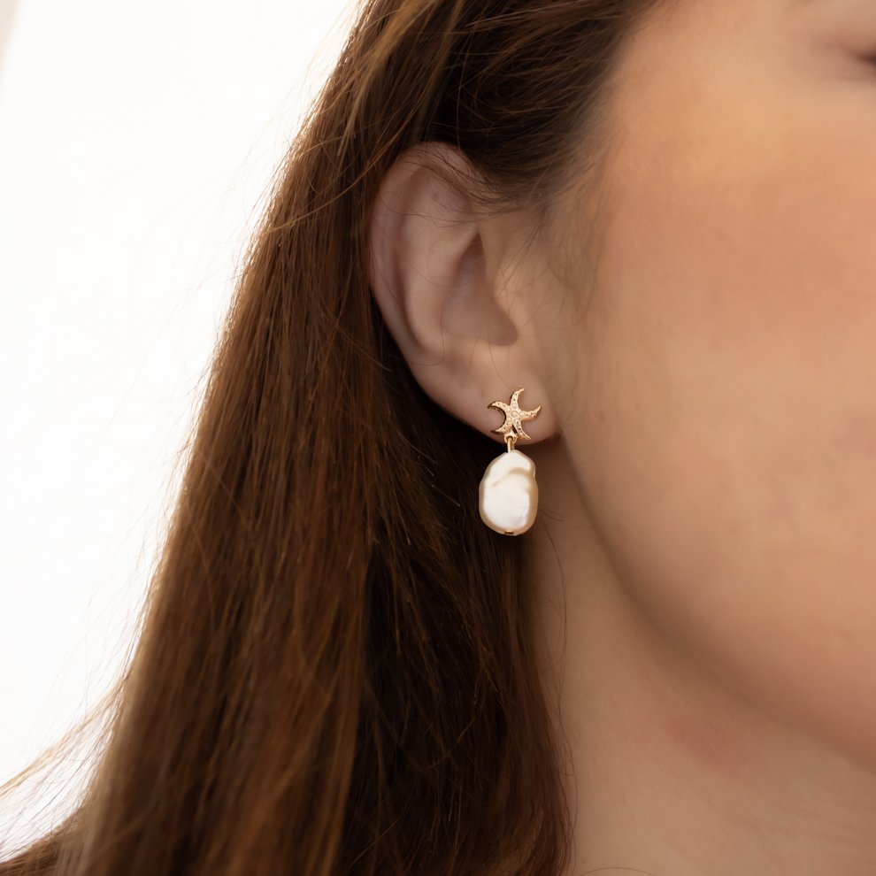 Brinco Pequeno - Estrela do Mar e Pérola