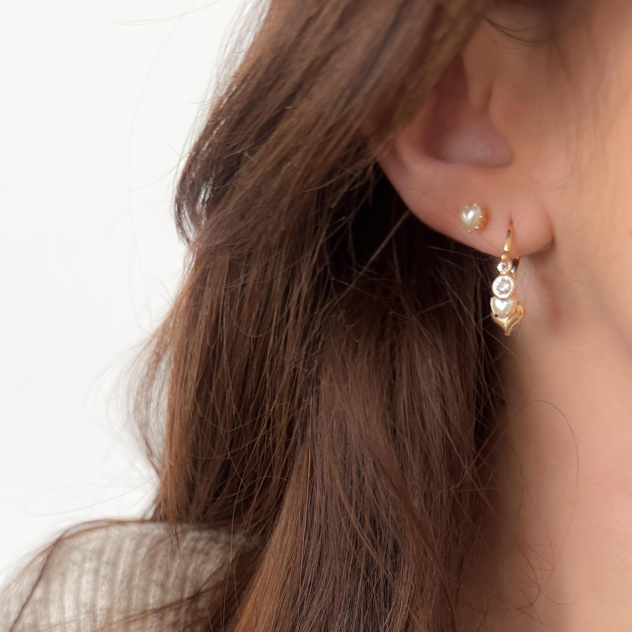 Brinco Pequeno - Segundo Furo Pérola