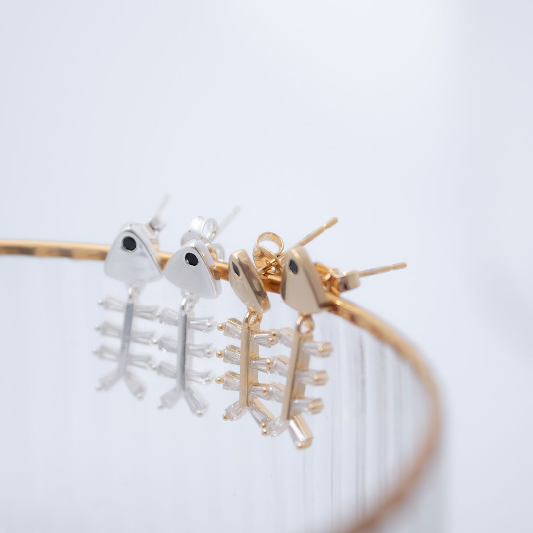 Brinco Pequeno - Espinha de Peixe