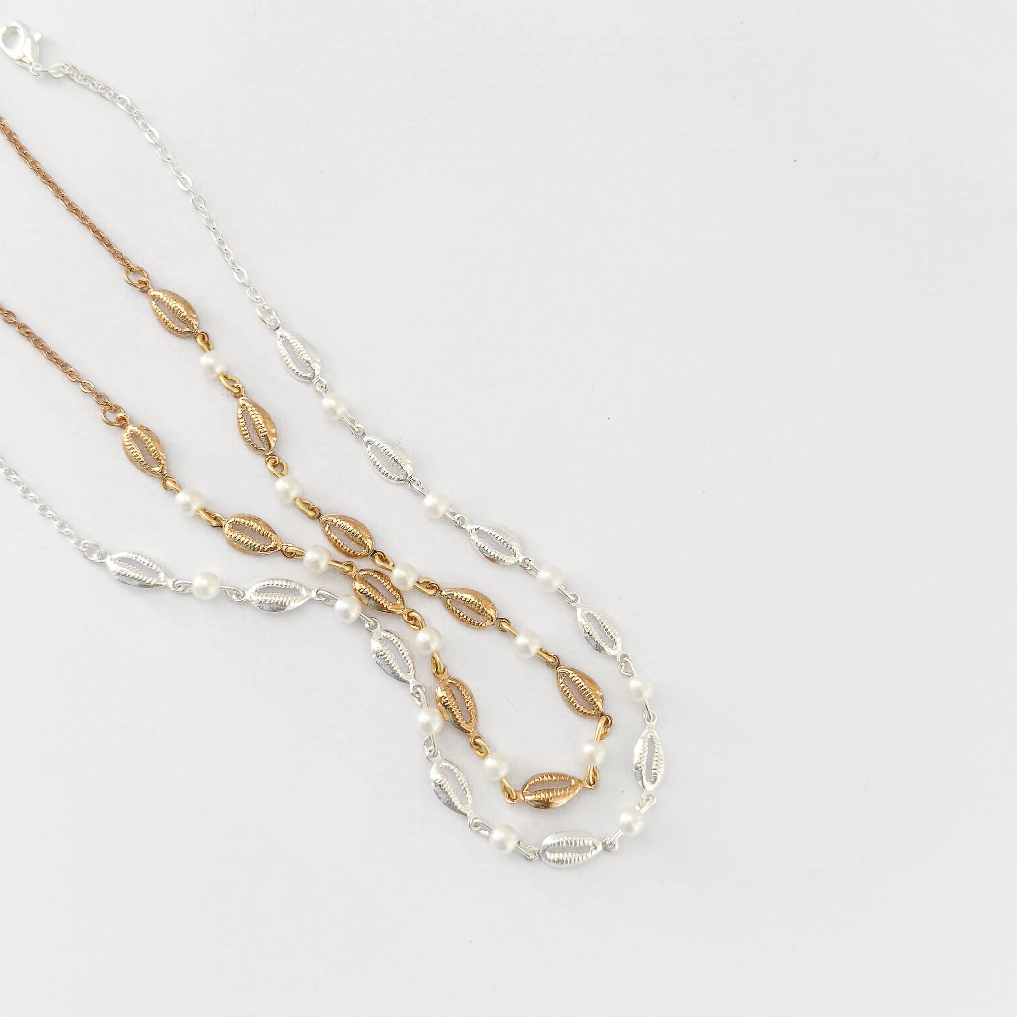 Choker - Búzio e Pérola