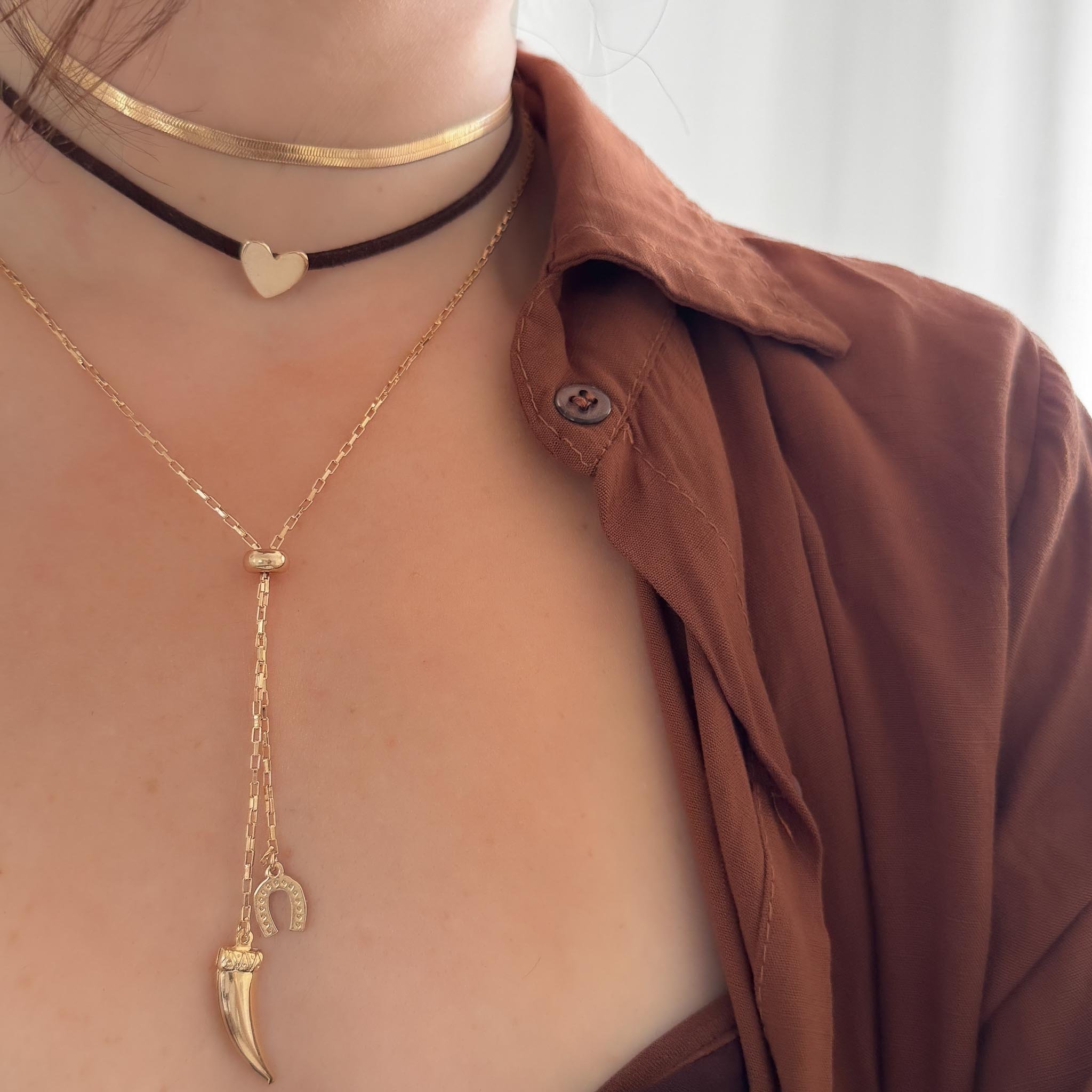 Choker - Camurça Rodeio
