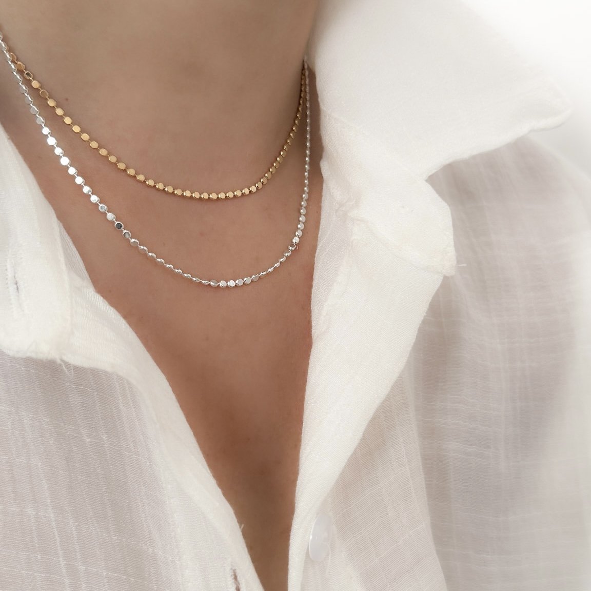 Choker - Disco Espessura fina