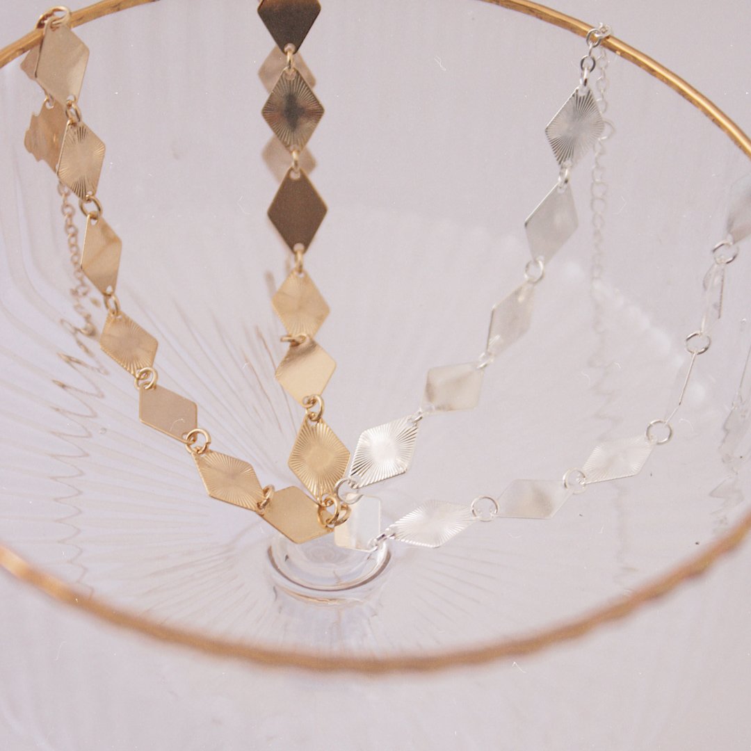 Choker - Forma Geométrica Liso e Textura