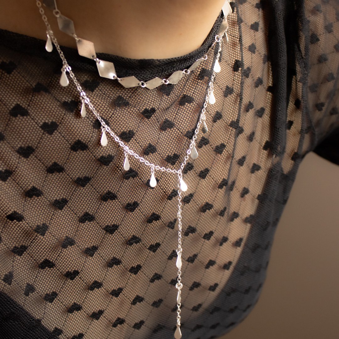 Choker - Forma Geométrica Liso e Textura