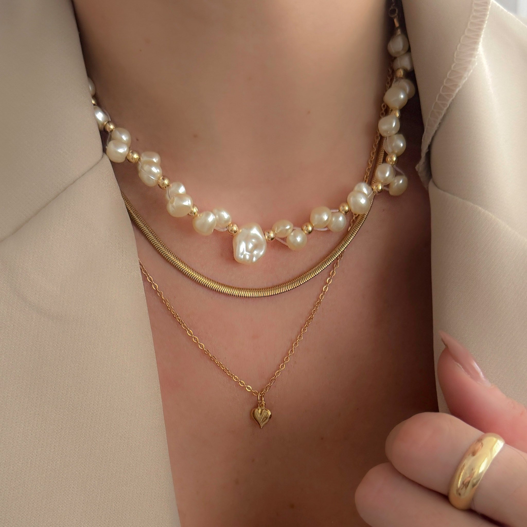 Choker - Mix de Texturas Barrocas