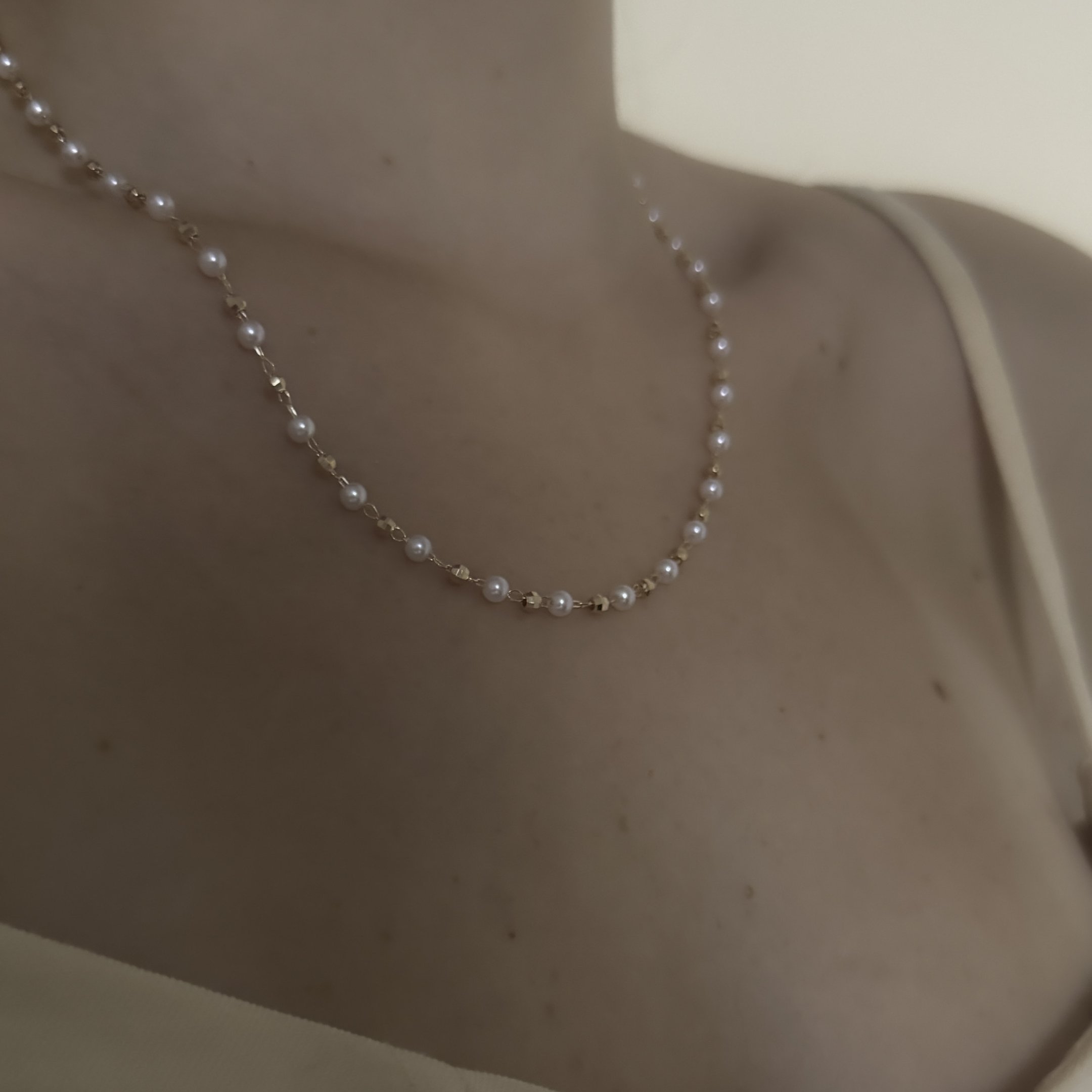 Choker - Pérolas e Brilho