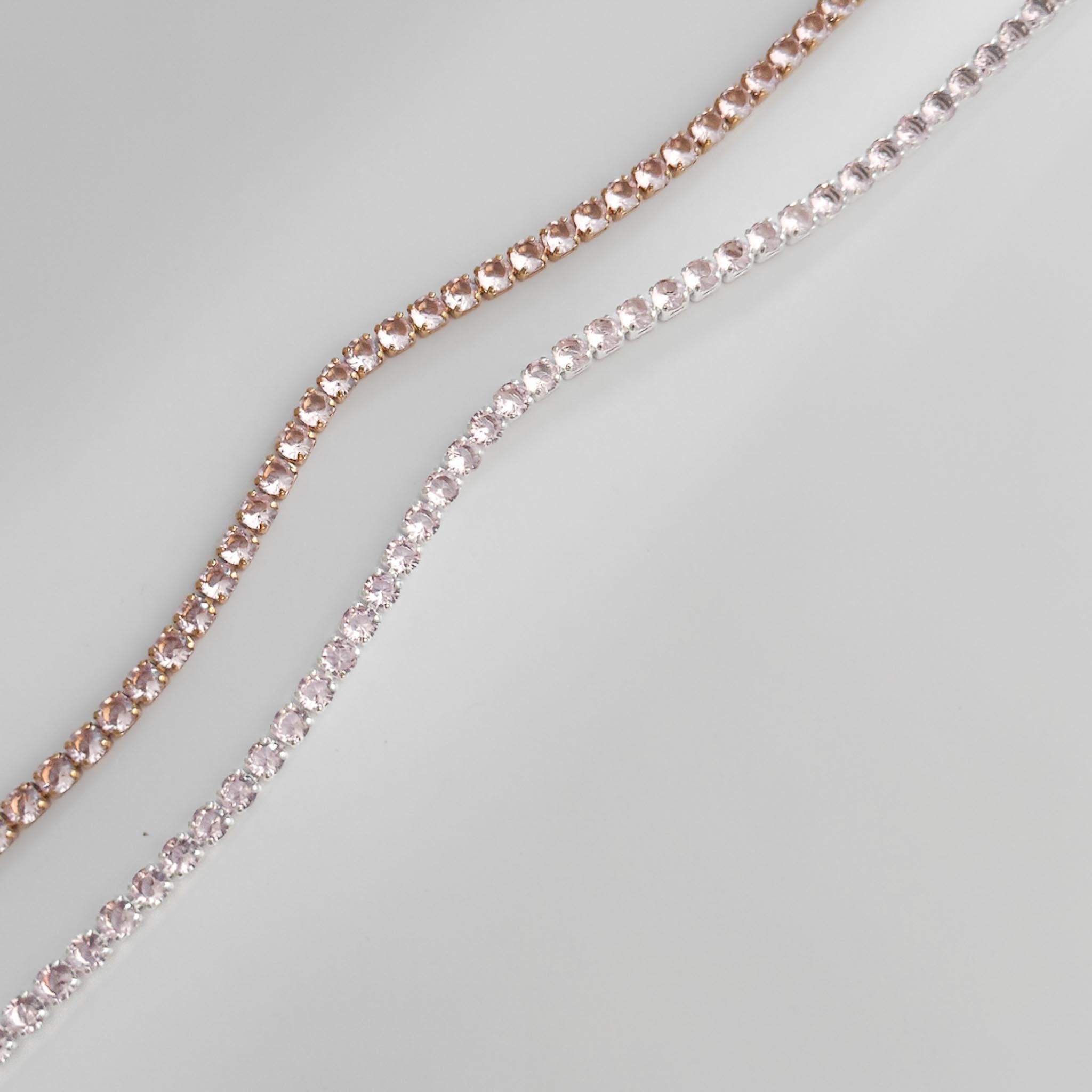 Choker - Riviera Quadradinha 4mm Zircônia