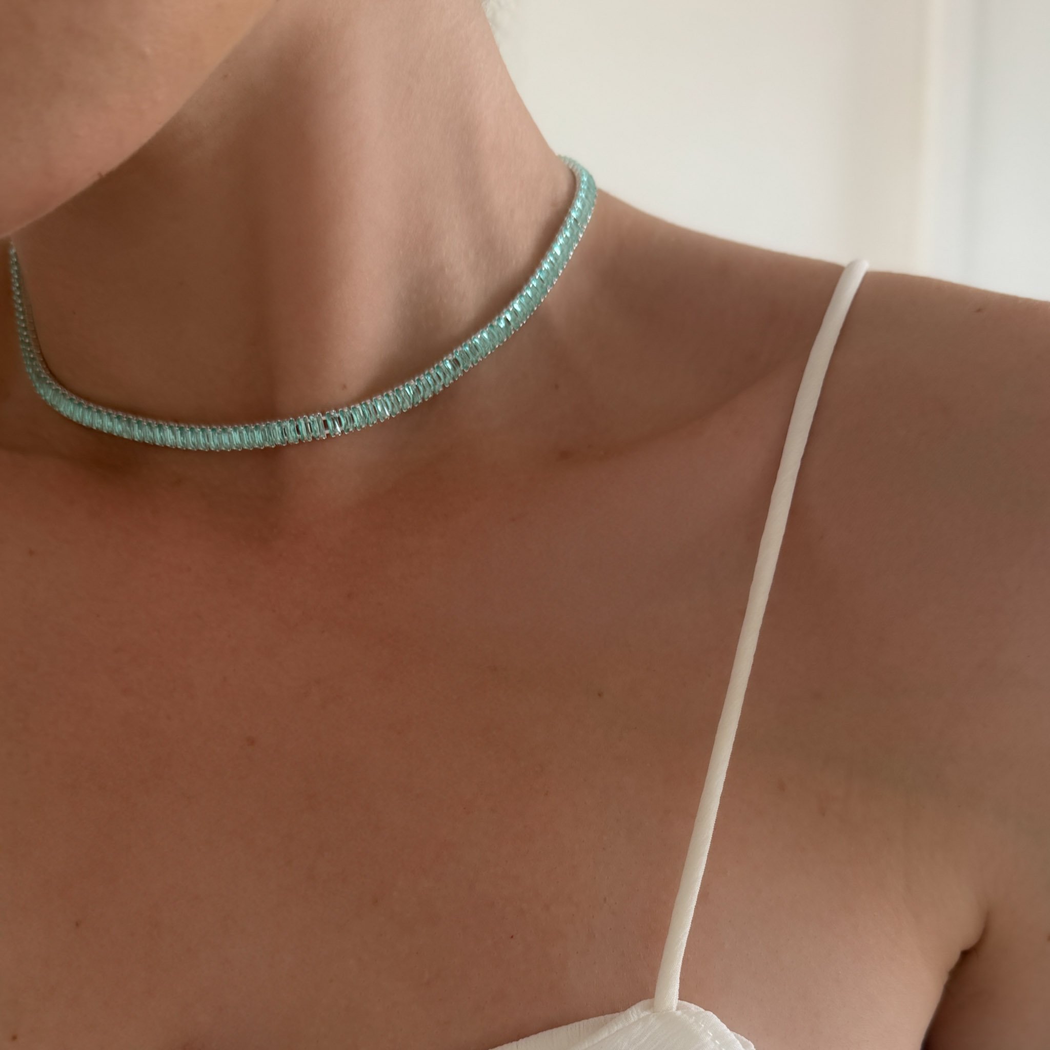 Choker - Riviera Baguete Turmalina