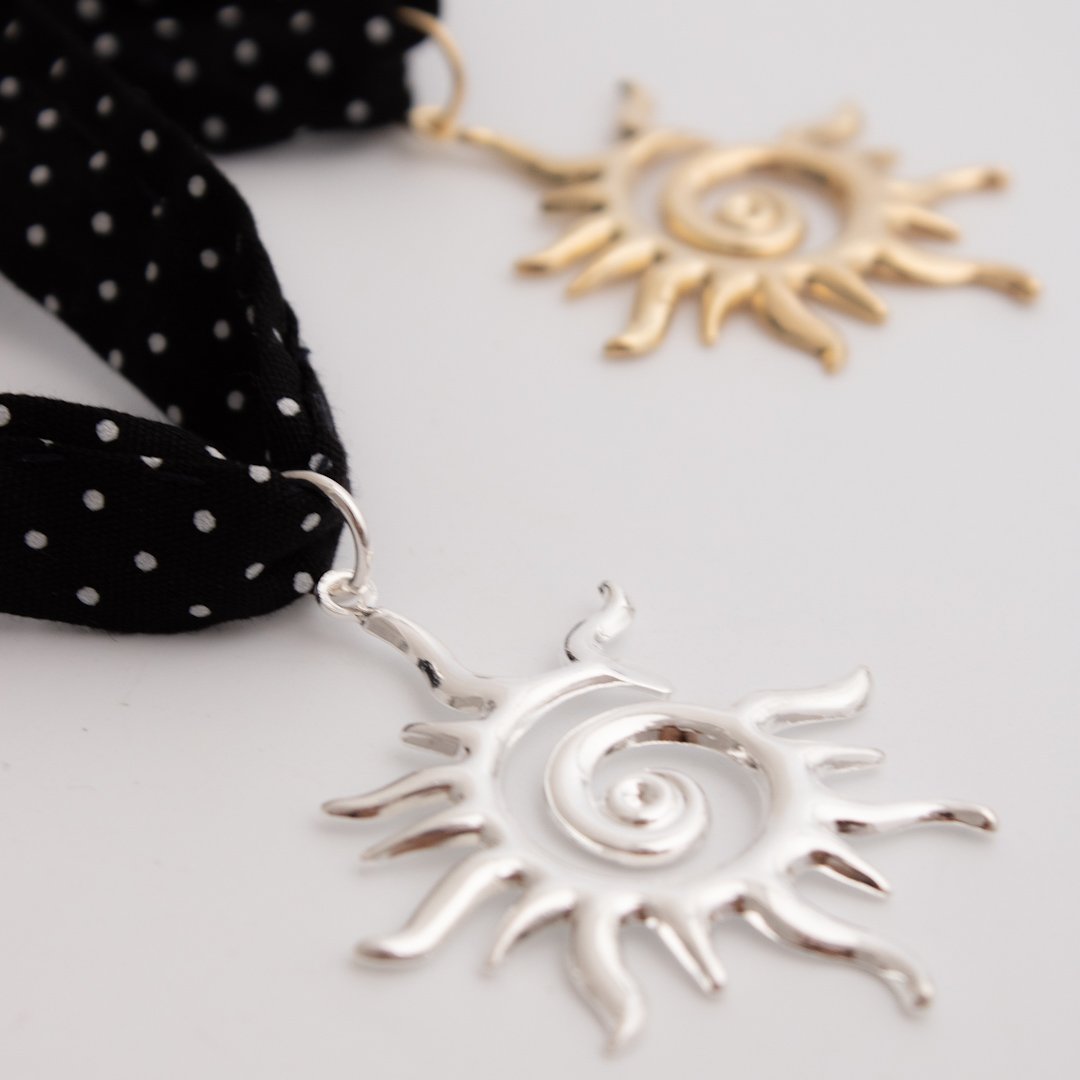 Choker - Bandana Poá & Sol