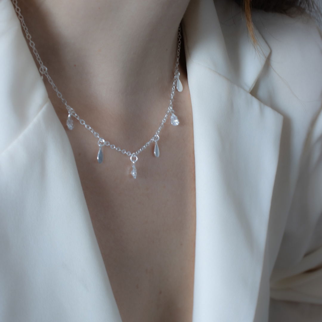 Choker - Corrente Gotinhas