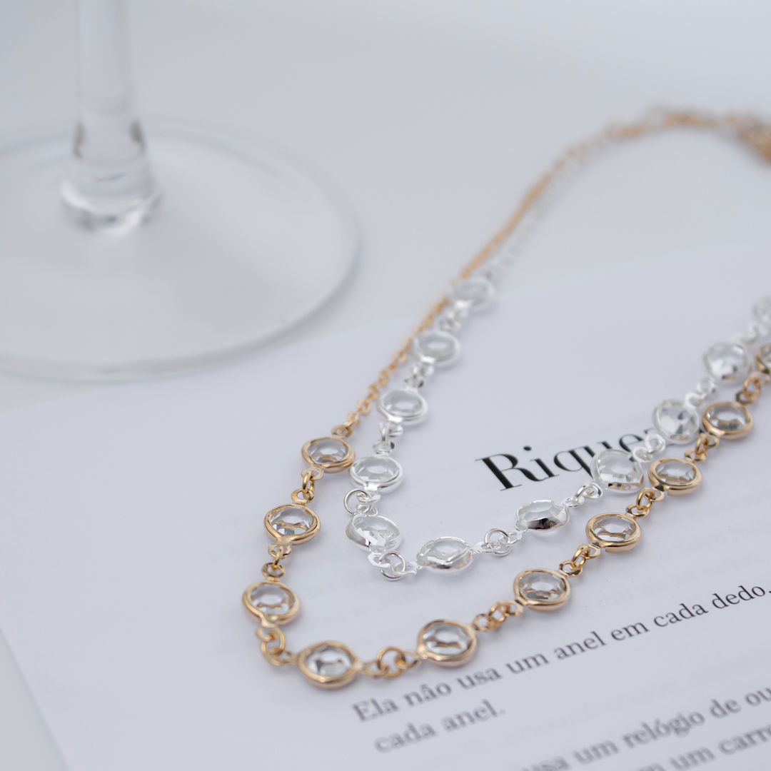 Choker - Cristais Brilho