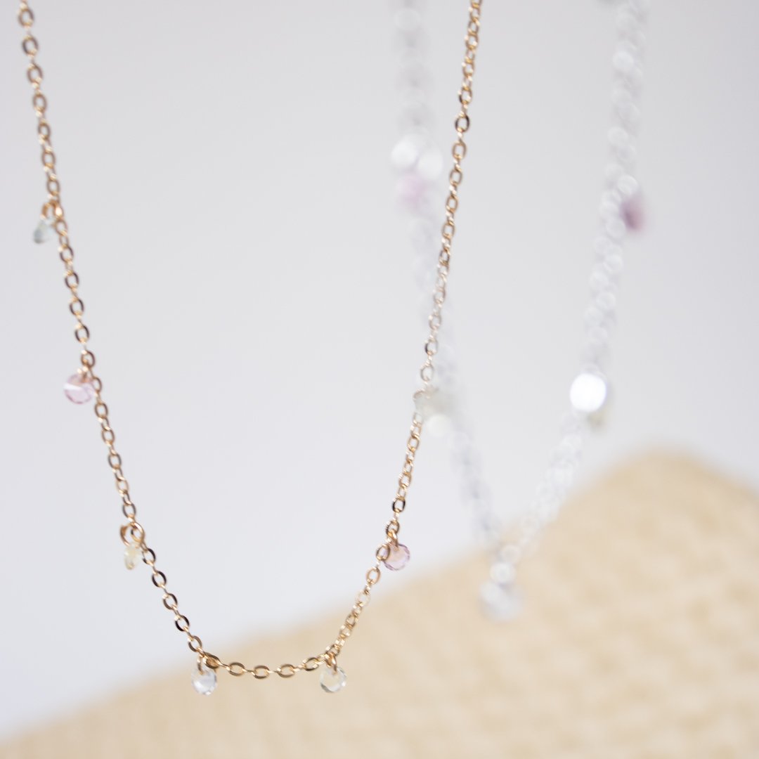 Choker - Cristais Coloridos 3mm