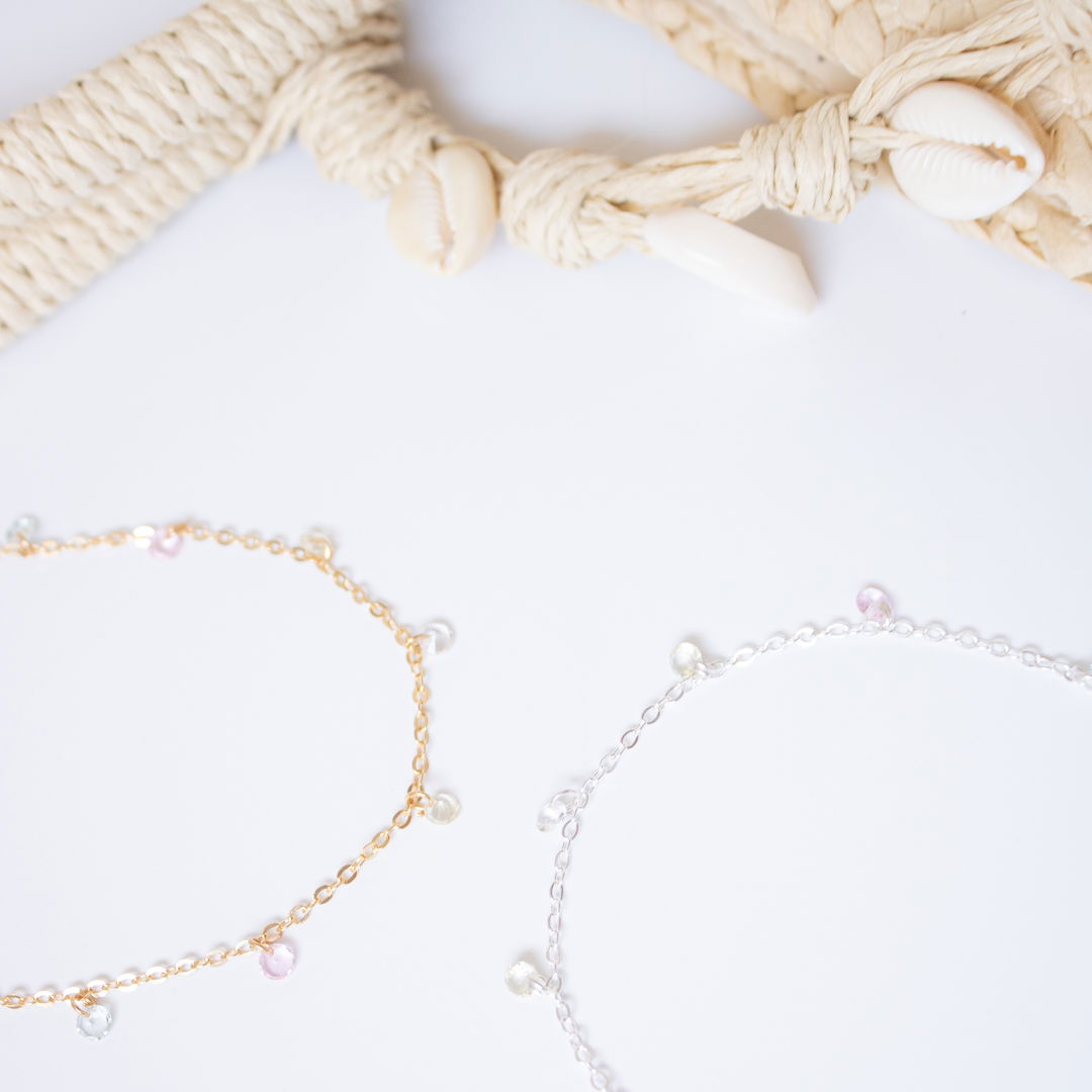 Choker - Cristais Coloridos 3mm